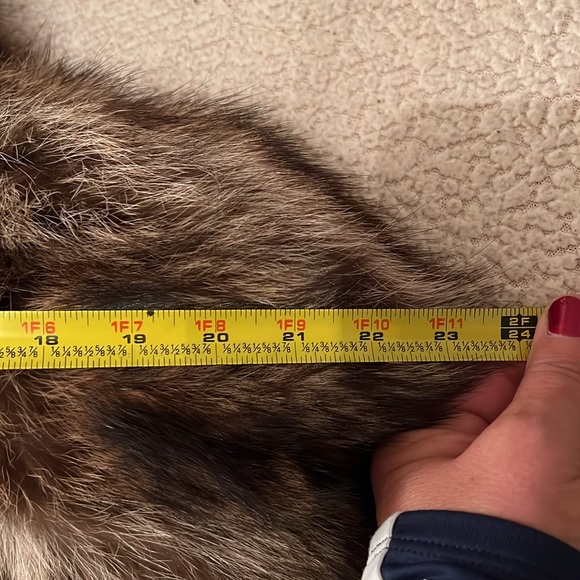 Raccoon fur coat S/M - Picture 16 of 16